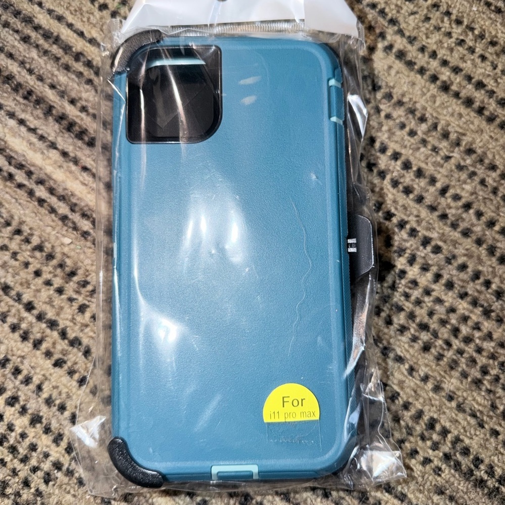Protective Blue Phone Case with Clip for iPhone 11 Pro Max